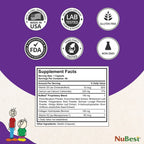 NuBest Tall 10+, Powerful Growth for Kids & Teens (10+), Milk Drinkers, 60 Capsules
